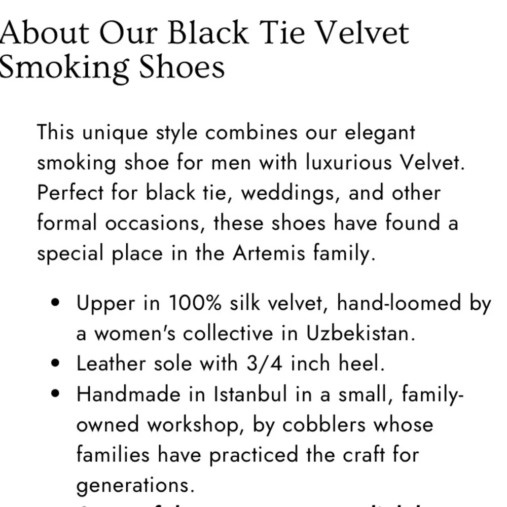 Artemis men’s tuxedo black tie smoking shoes silk velvet leather sole Sz 40